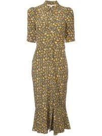 Veronica Beard Pike Floral Midi Dress - Farfetch at Farfetch